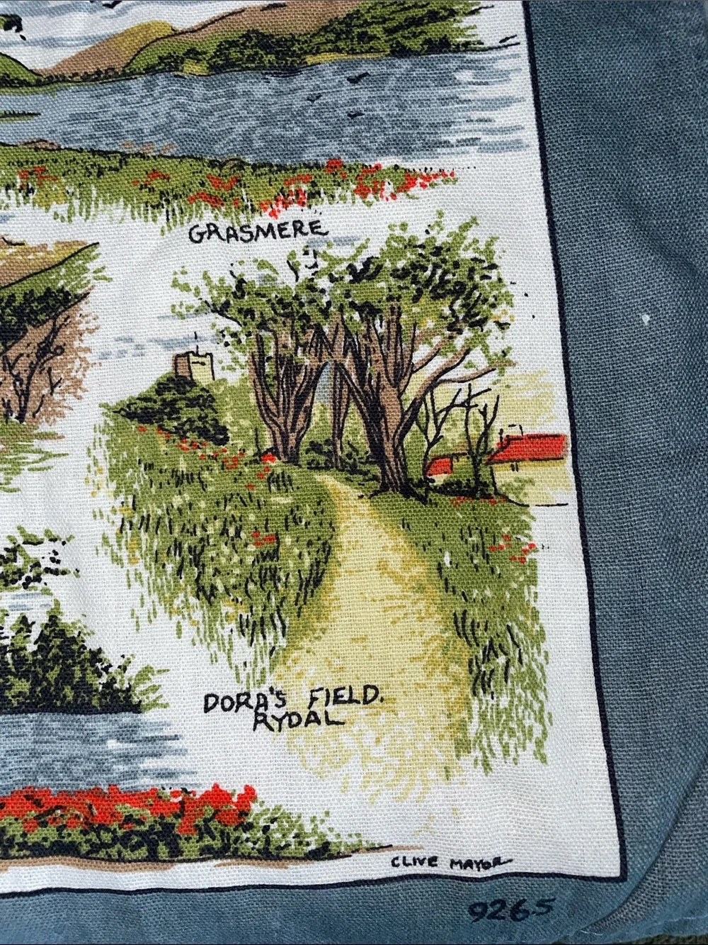 The English Lakes Scenic Linen Tea Towel - 19” x 25”